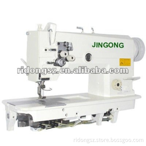 Double needle flat-bed lockstitch machine